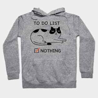 CAT TO DO LIST Hoodie